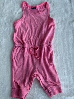 GAP Baby Pink Marled Tank Top